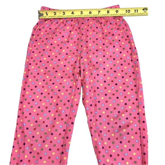 Hanna Andersson size 100 (4) Girls Pink Multicolor Polka Dot Pants Ruffle Hem - Picture 5 of 7